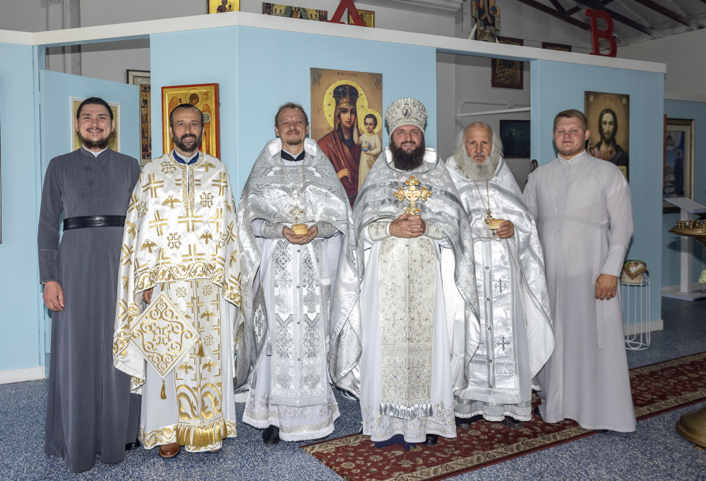 Соборная Литургия на третий день Пасхи в монастыре Норт-Порта